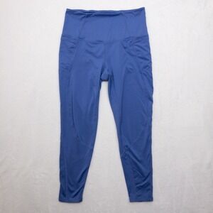 FP Movement Leggings Womens Medium Blue Pocket Athletic
